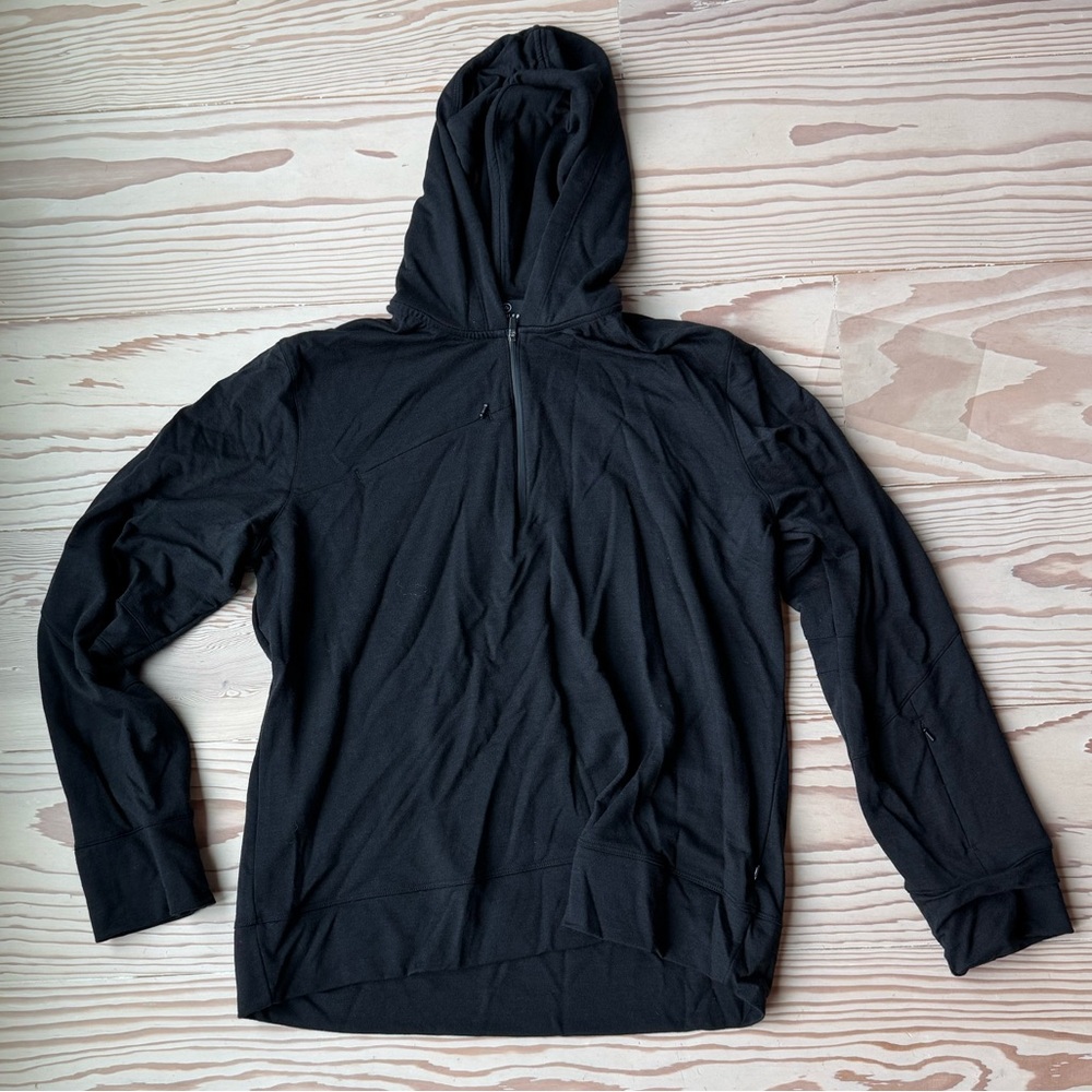 Aether Black Half-Zip Pullover Hoodie - Size XXL (5)